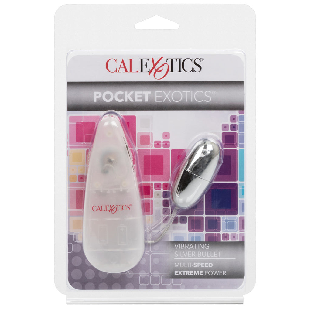 CalExotics Pocket Exotics Silver Bullet Vibe - Vibrators - HoneyHugs Canada (View 7)