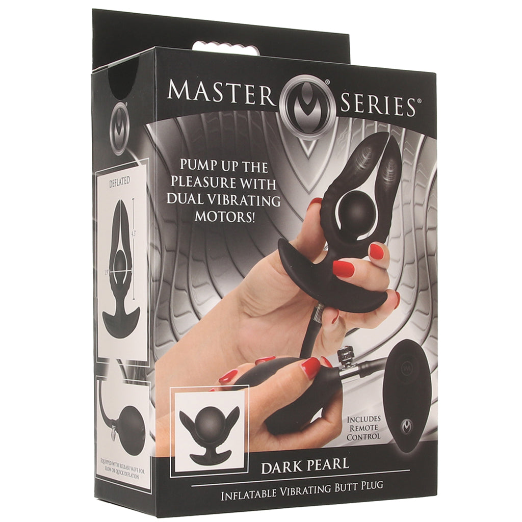 Master Series Master Series Dark Pearl Inflatable Vibrating Plug - Vibrators - HoneyHugs Canada (View 6)
