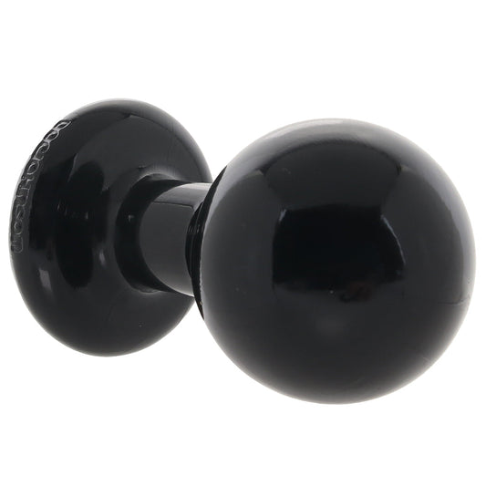 Round Butt Plug Medium in Black