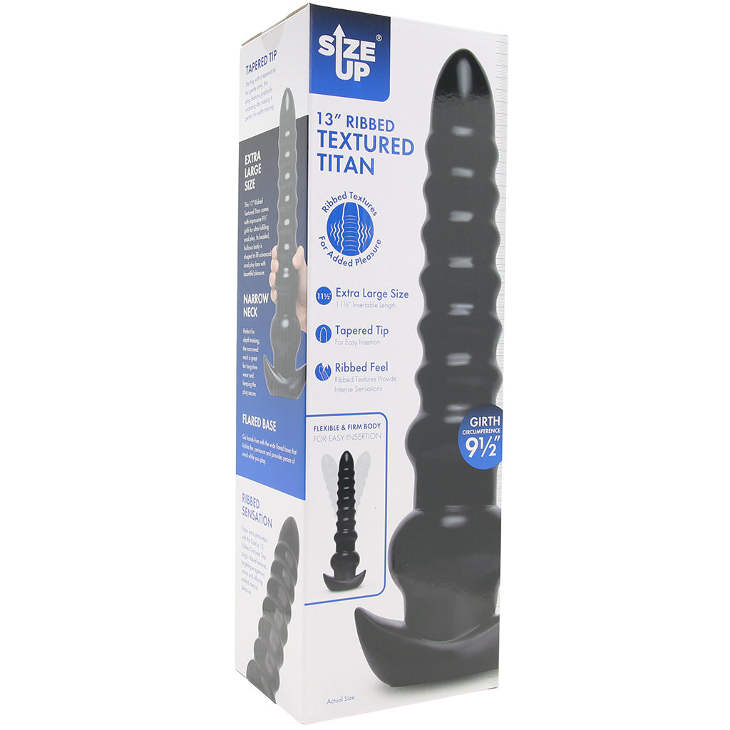Size Up 13 Inch Ribbed Textured Titan