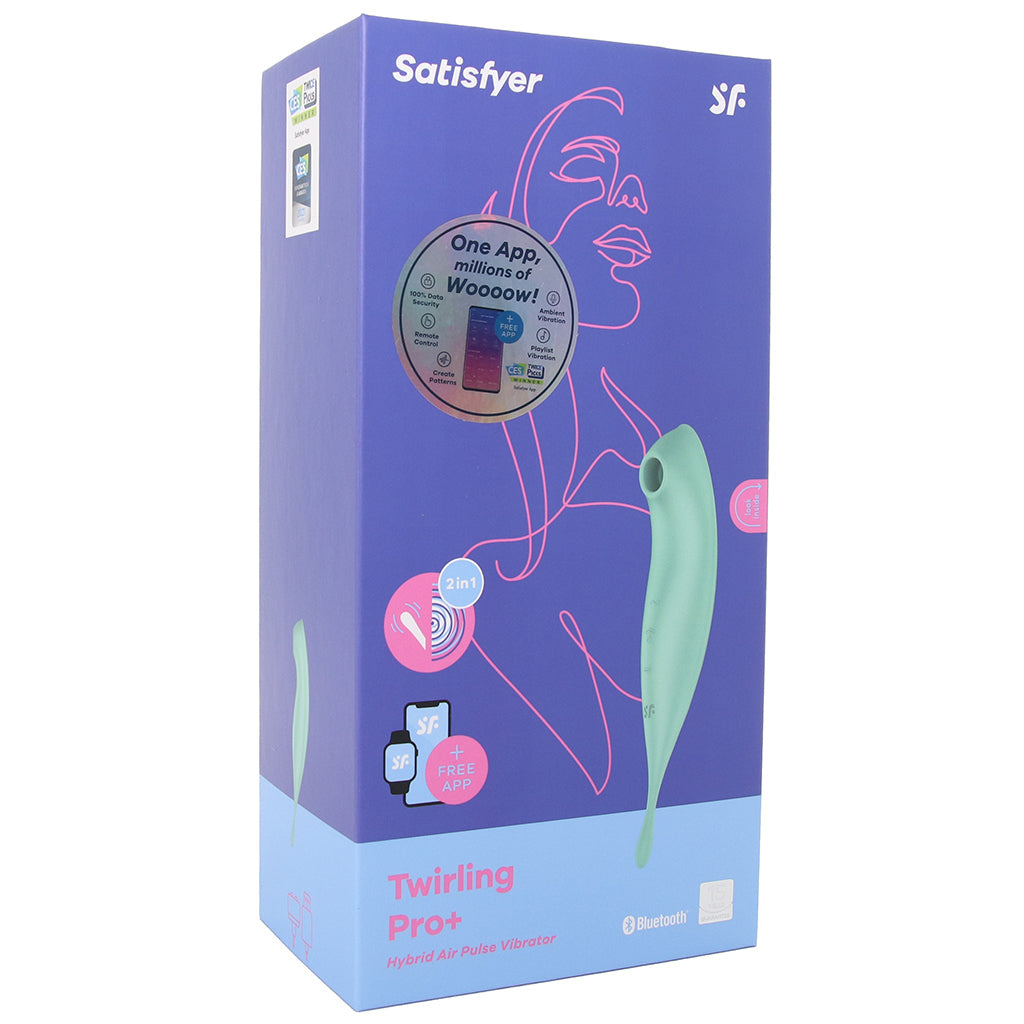 Satisfyer Satisfyer Twirling Pro + Air Pulse Vibe - Vibrators - HoneyHugs Canada (View 9)