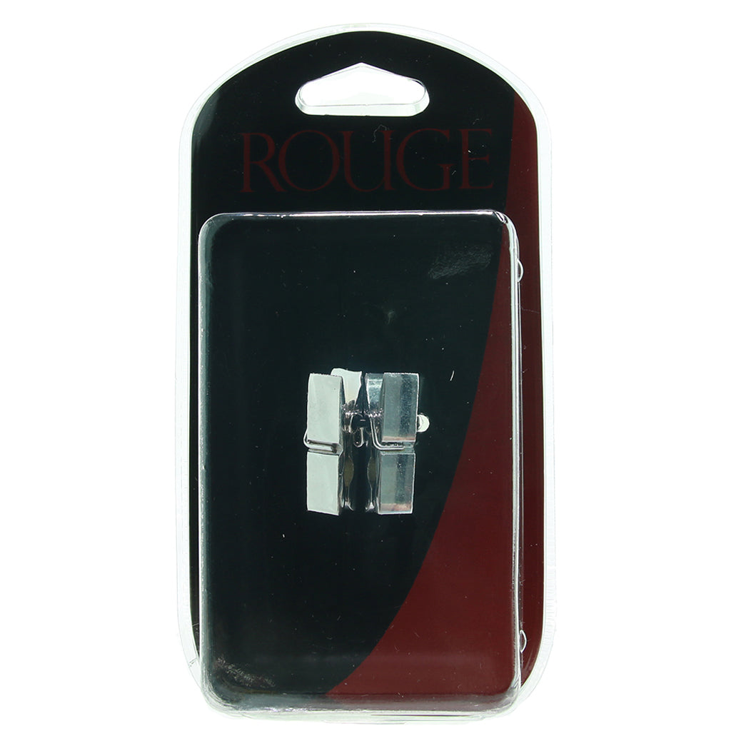 Rouge Luxury Stainless Steel Nipple Pegs: Exquisite Pinch & Temperature Play