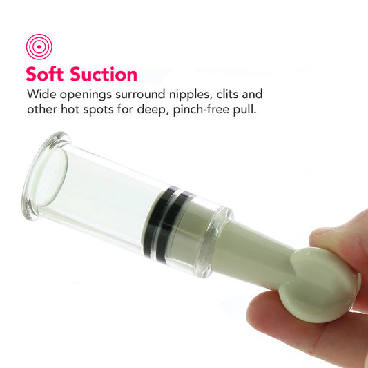 Pumped Clear Acrylic Nipple Suction Set | Intense Visual & Tactile Nipple Play