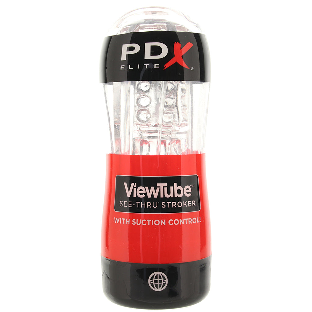 Pipedream Extreme Toyz PDX Elite ViewTube See-Thru Stroker - Male Masturbators - HoneyHugs Canada (View 6)