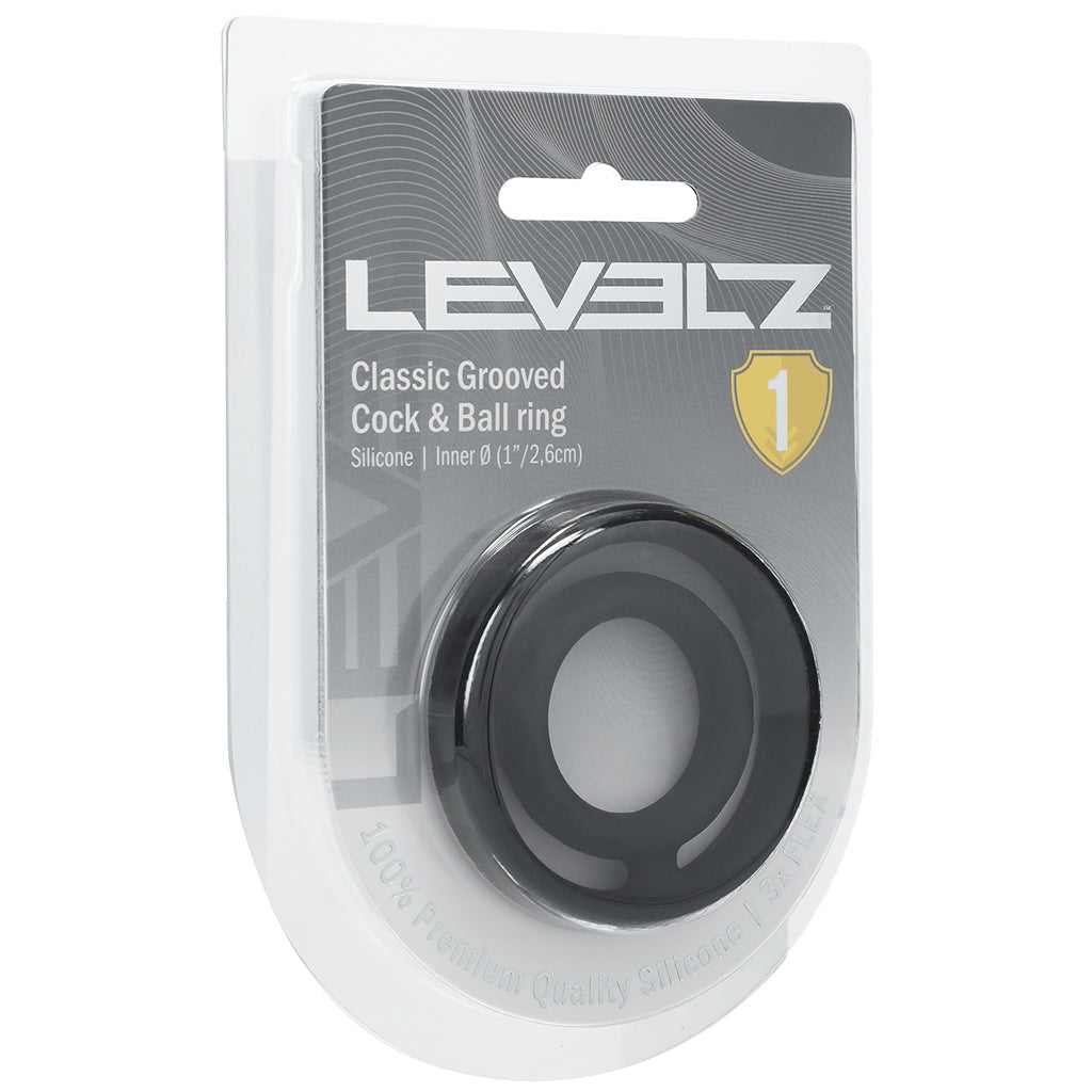 LEVELZ Classic Grooved Ring: Indulge in Enhanced Fullness & Unrivaled Control