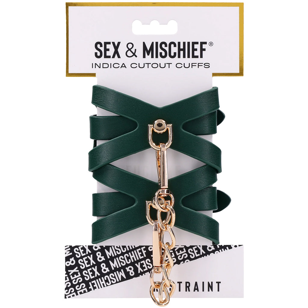 Sex & Mischief Indica Cutout Cuffs