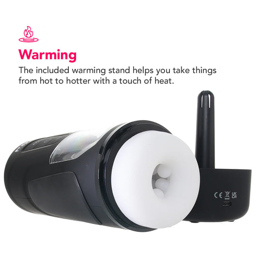 Pipedream Extreme Toyz PDX Elite Milk Me Hotter Auto Stroker with Heating Base - Male Masturbators - HoneyHugs Canada (View 2)