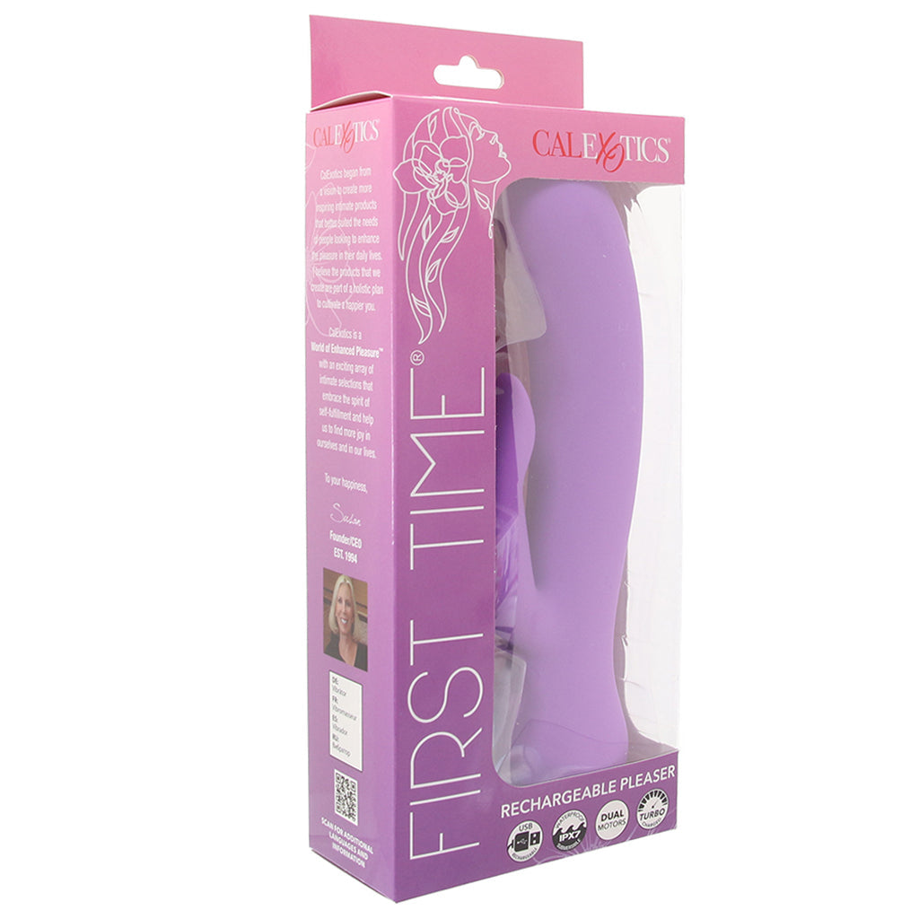 CalExotics First Time Pleaser Rabbit Vibe - Vibrators - HoneyHugs Canada (View 6)