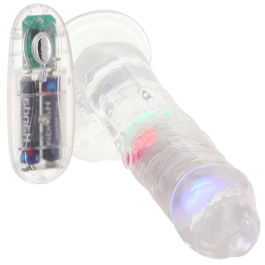 RealRock RealRock 7 Inch Light Up Vibrating Ballsy Dildo - Vibrators - HoneyHugs Canada (View 2)