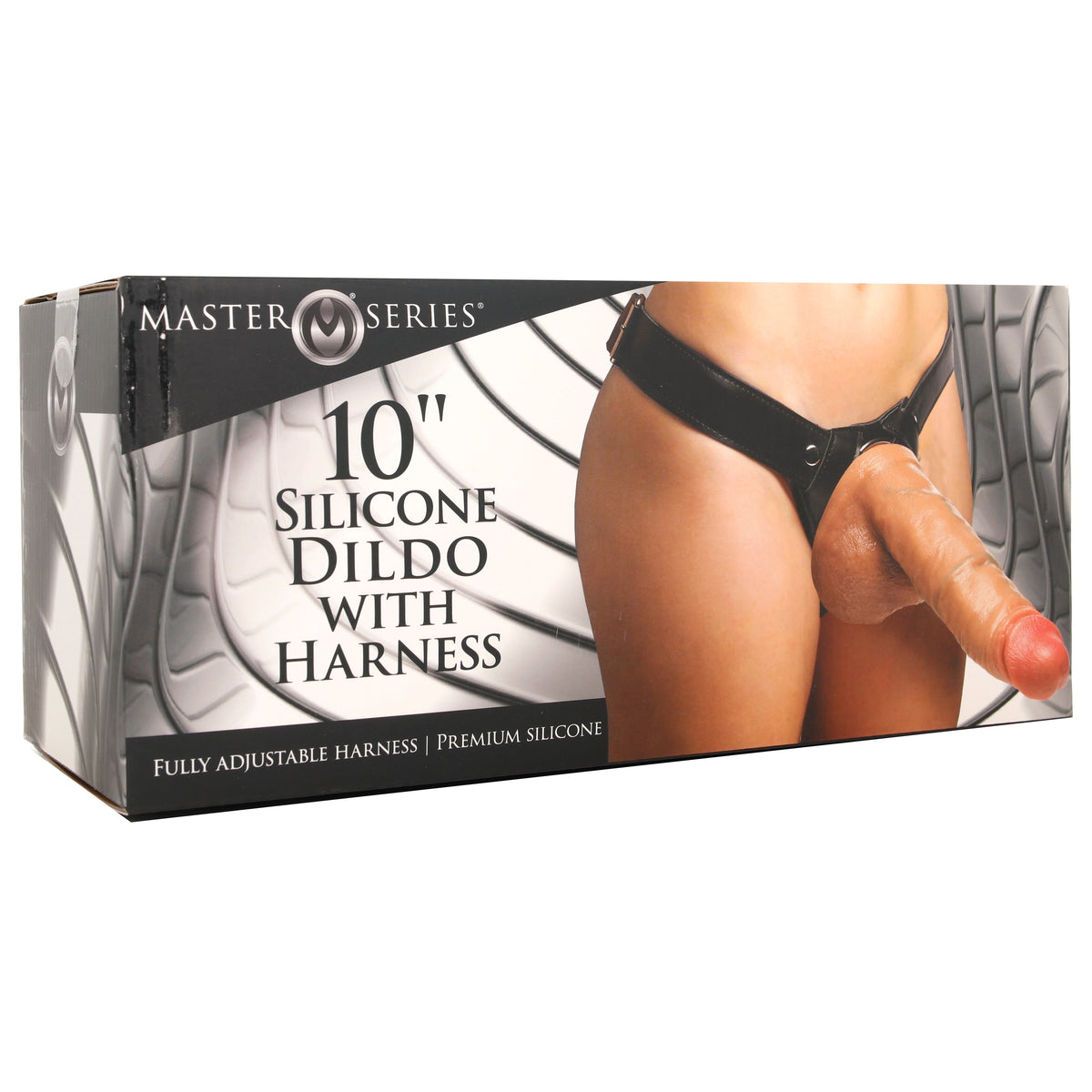 Master Series 10 Inch Dildo with Harness