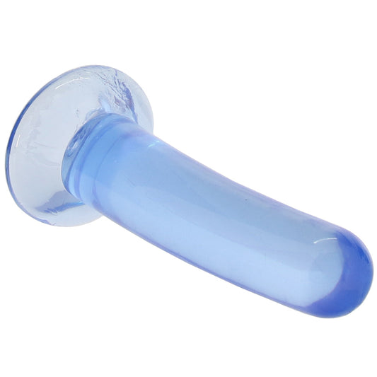 Shots Toys RealRock 5 Inch Straight Dildo in Blue - Vibrators - HoneyHugs Canada (View 2)