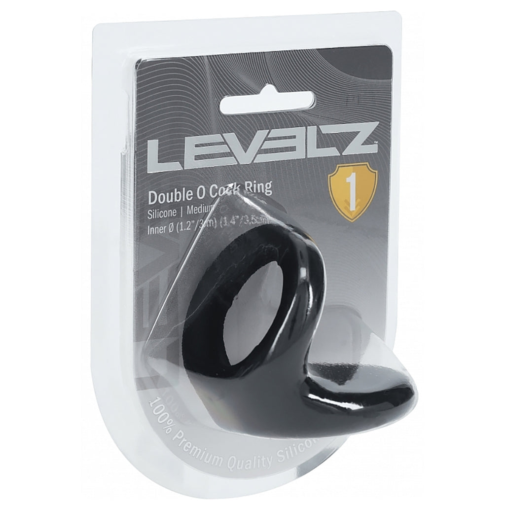 LEVELZ Medium Double O Silicone Cock Ring | 1.2"/3cm | Ultimate Firmness & Endurance