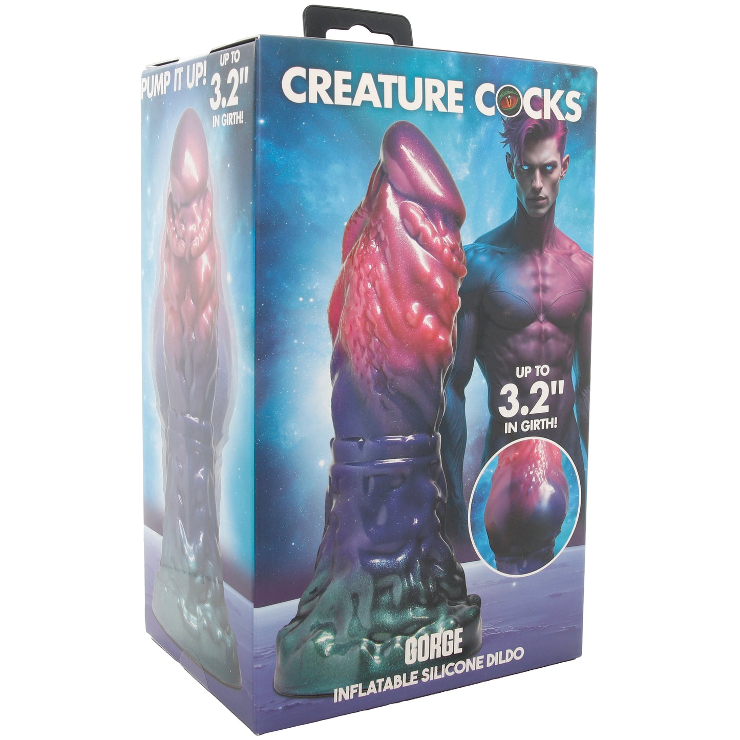 Creature Cocks Gorge Inflatable Silicone Dildo