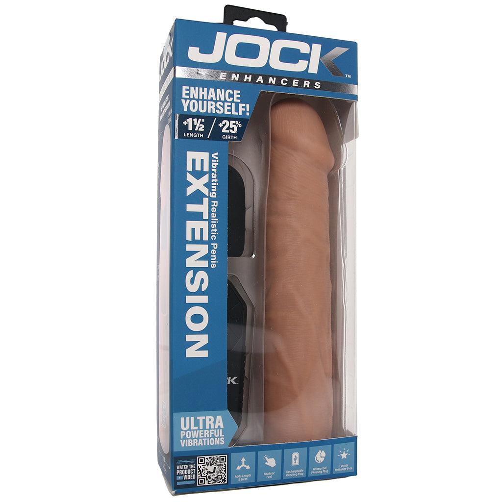 XR Brands Jock Vibrating Realistic Penis Extender in Tan - Dildos - HoneyHugs Canada (View 9)