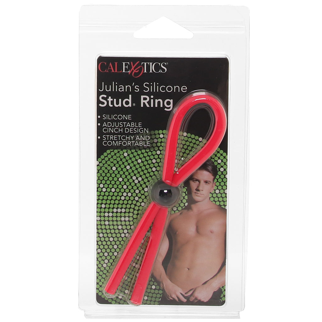 Julian's Silicone Stud Lasso Cock Ring in Assorted