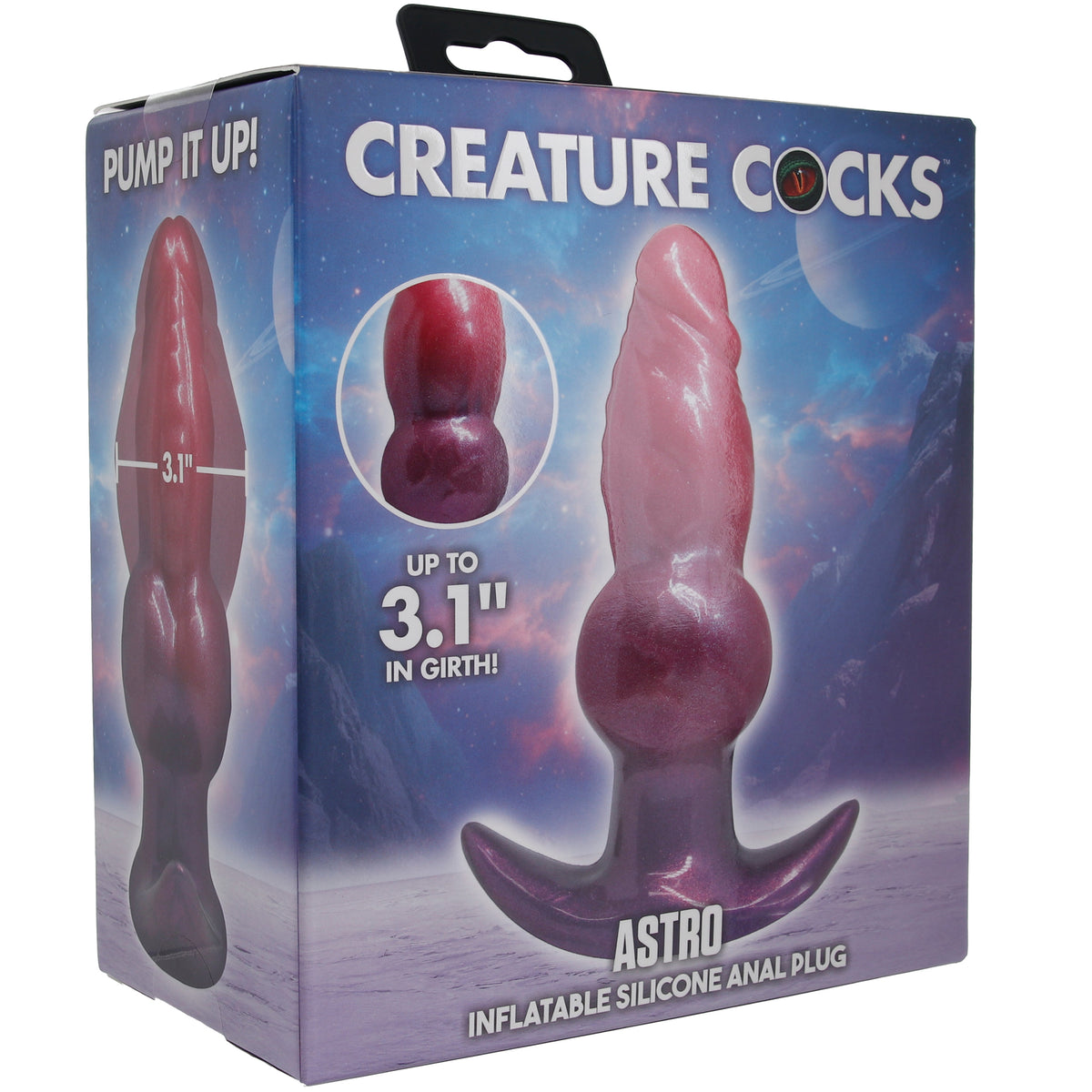 Creature Cocks Astro Inflatable Butt Plug