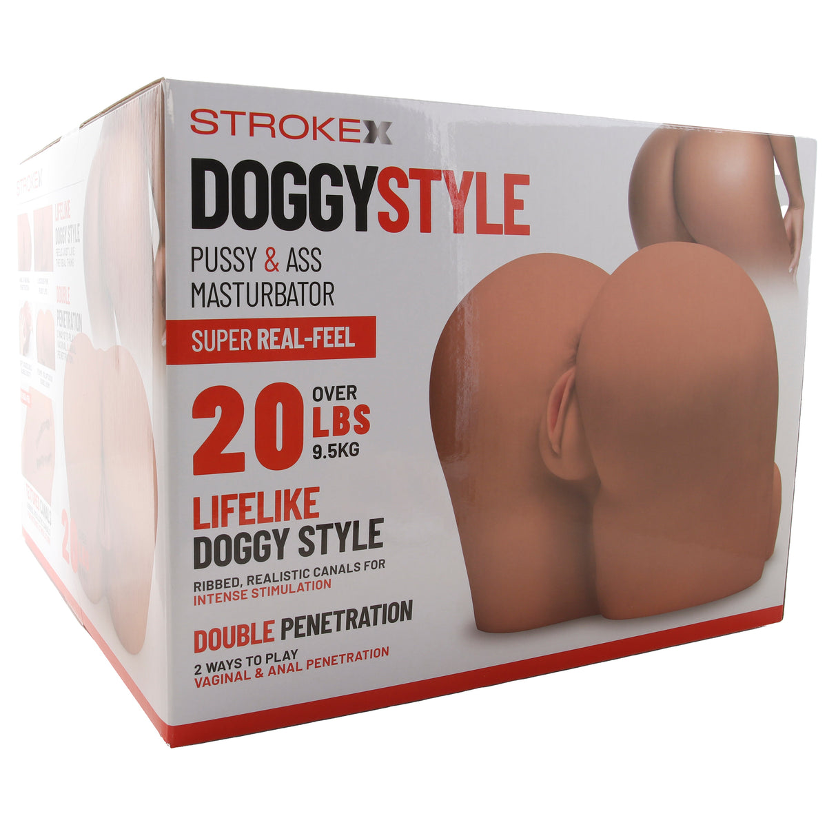 Stroke-X Doggystyle Pussy & Ass Masturbator in Brown