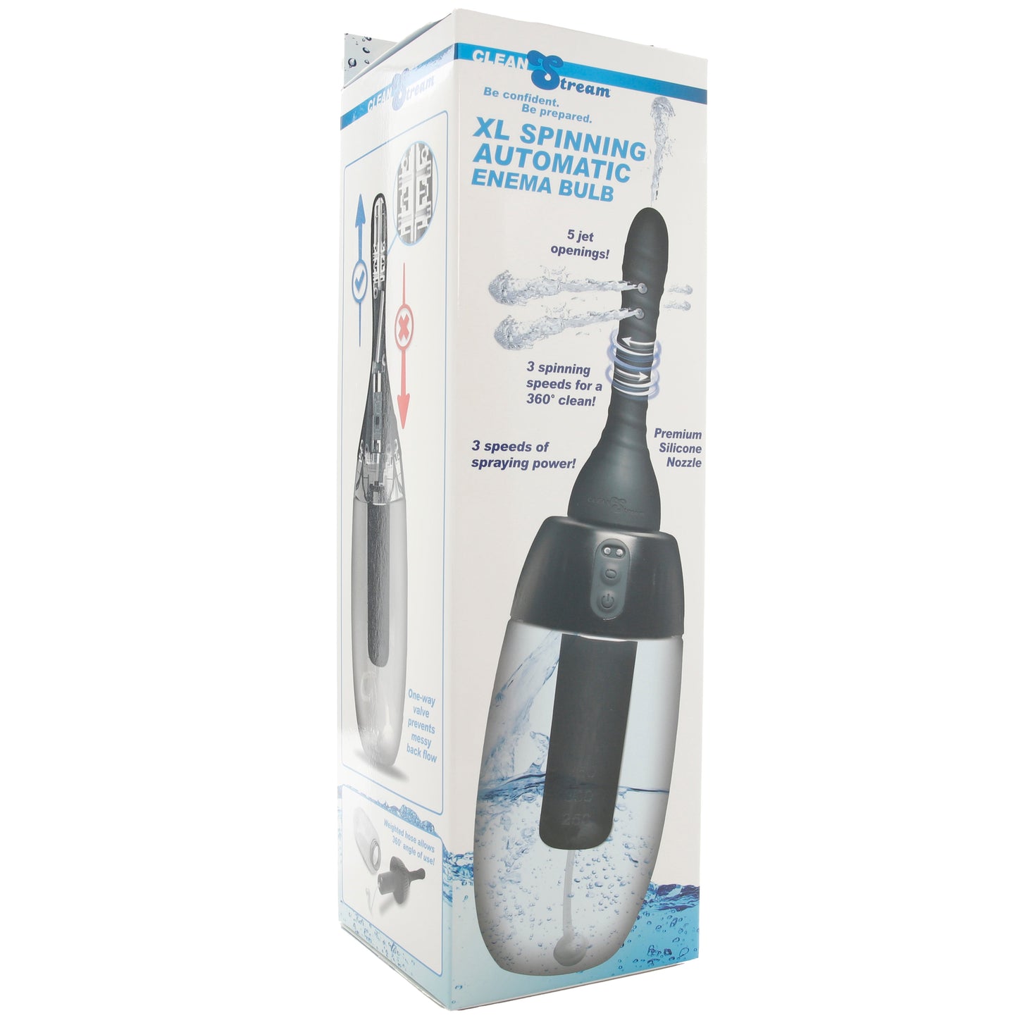 CleanStream XL Spinning Automatic Enema Bulb