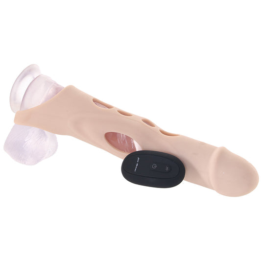 Zero Tolerance Zero Tolerance Big Boy Vibrating Extender in Light - Vibrators - HoneyHugs Canada (View 2)