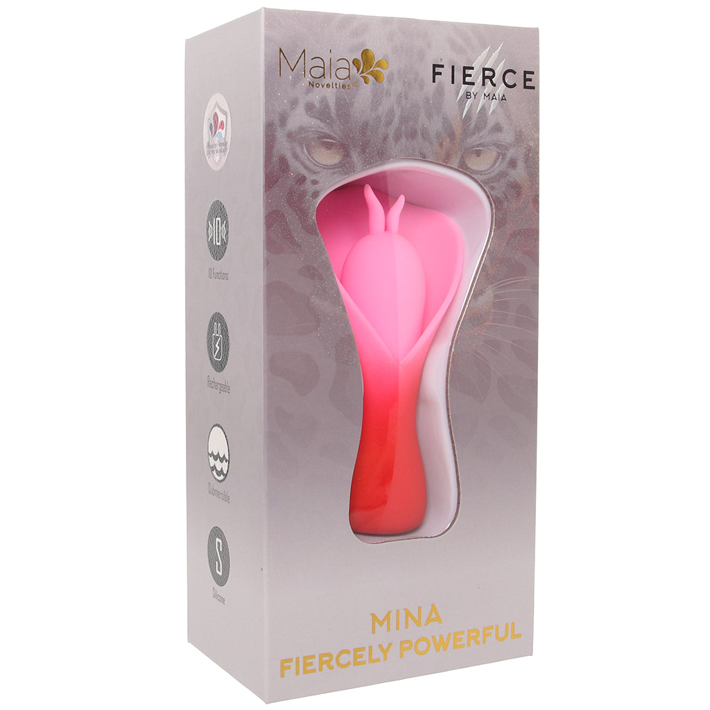 Maia Mina Fiercely Powerful Fluttering Flower Vibe in Pink - Vibrators - HoneyHugs Canada (View 9)