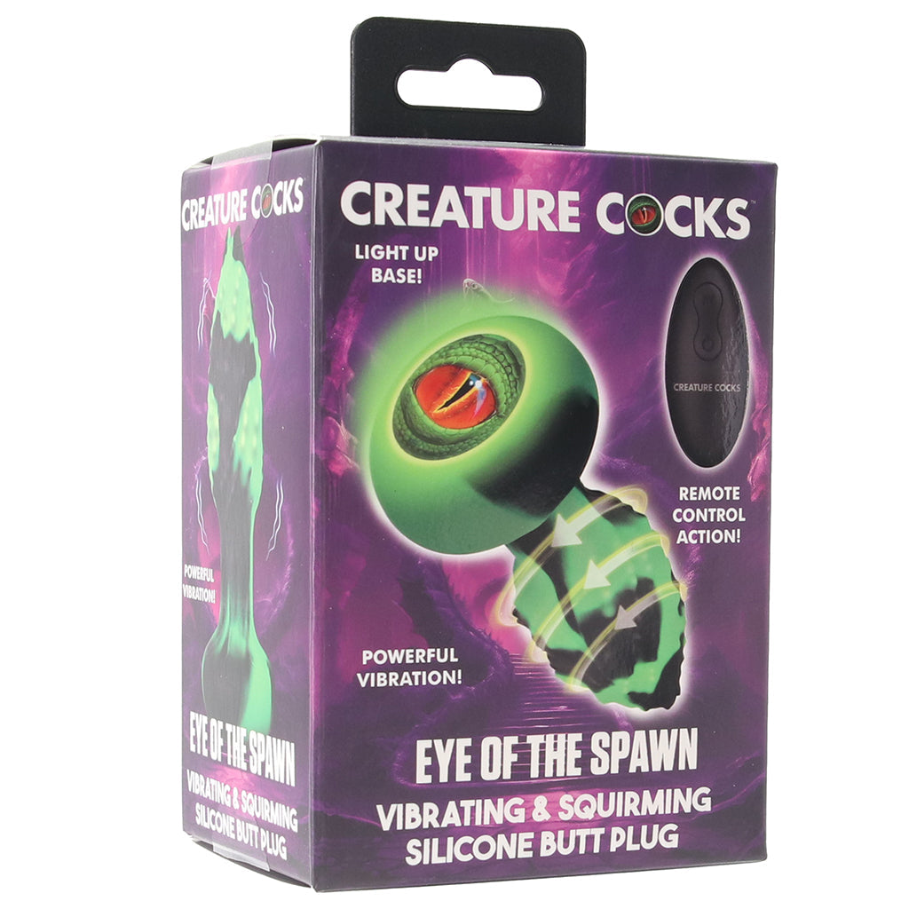 Creature Cocks Creature Cocks Eye of the Spawn Squirming Butt Vibe - Vibrators - HoneyHugs Canada (View 6)
