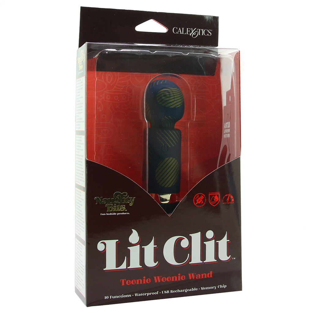 Naughty Bits Lit Clit Teeny Weenie Wand Vibe