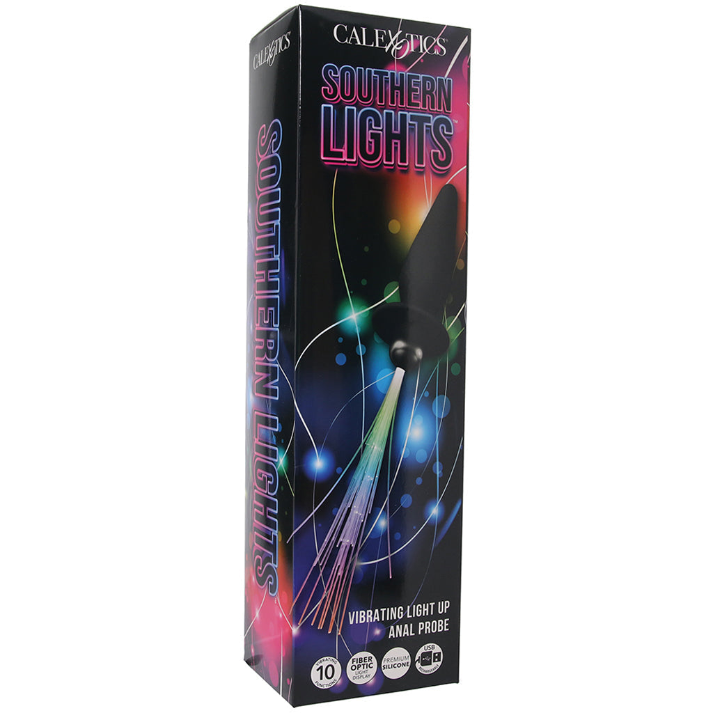 CalExotics Southern Lights Vibrating Butt Plug in Black - Vibrators - HoneyHugs Canada (View 6)
