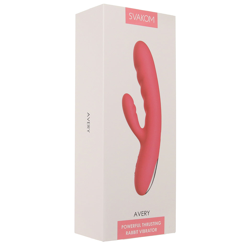 Avery Thrusting Rabbit Vibe in Strawberry Pink