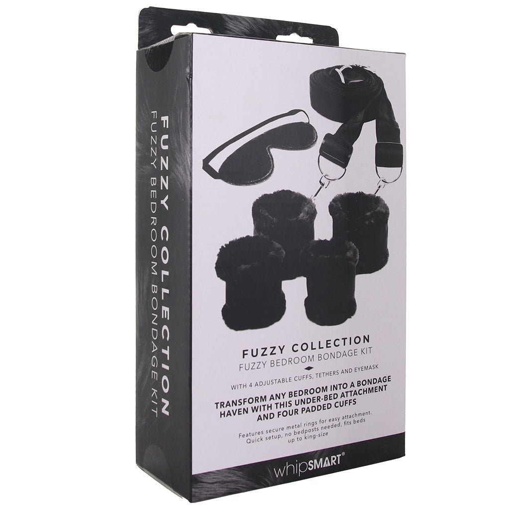 Whipsmart Fuzzy Bedroom Bondage Kit: Luxurious Under-Bed Restraint System