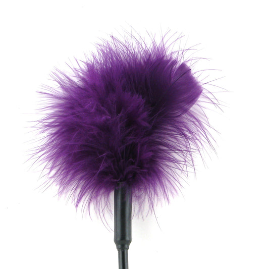 Sex & Mischief Purple Feather Tickler | Luxurious 7-Inch Sensual Play