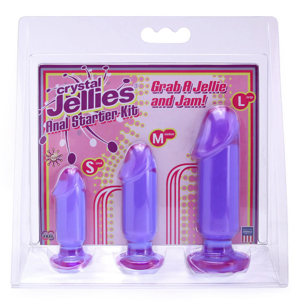 Crystal Jellies Anal Starter Kit in Purple