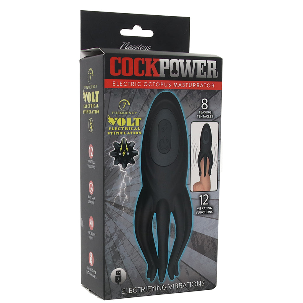 Nasstoys Cock Power Electric Octopus: The Ultimate Electrostimulation Male Masturbator