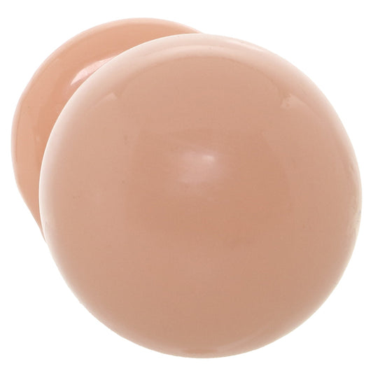 The Classic Large Round Butt Plug in Cream