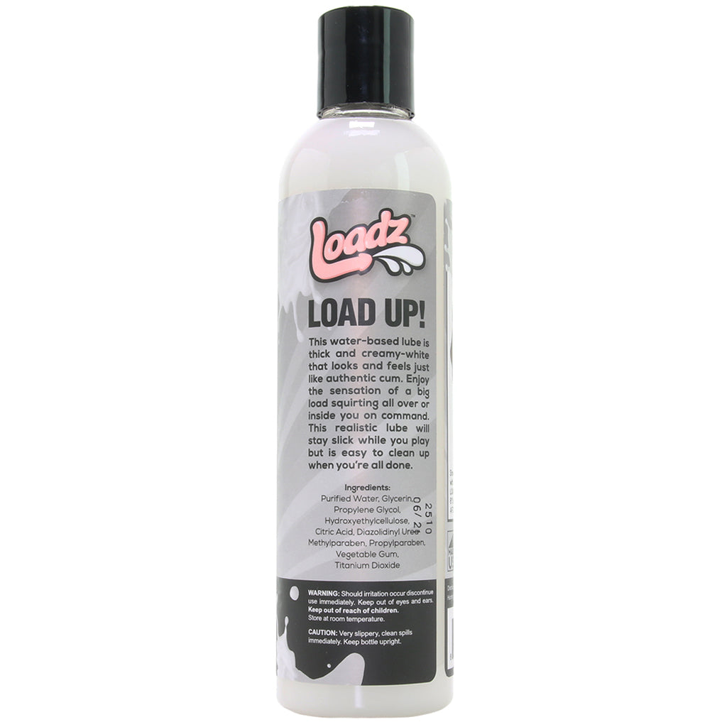 XR Brands Loadz Cum Load: Ultimate Realistic Unscented Water-Based Lube (8oz)