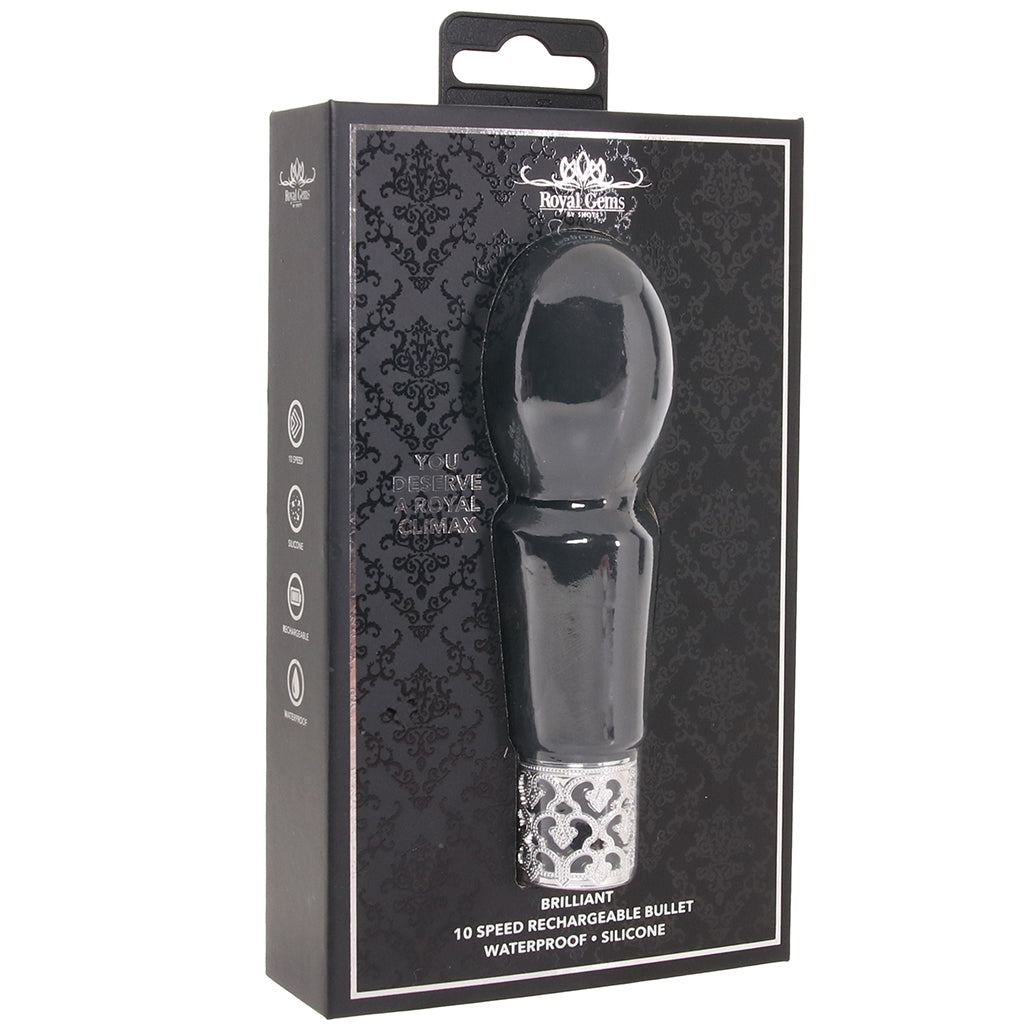 Shots Toys Royal Gems Brilliant Bullet Vibe in Black - Vibrators - HoneyHugs Canada (View 9)