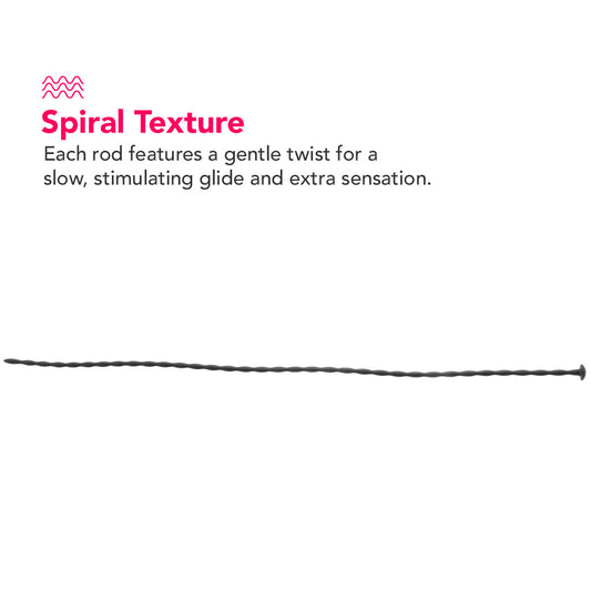 Elevate Your Exploration: Ouch! Silicone Spiral Sounding Set for Discerning Beginners