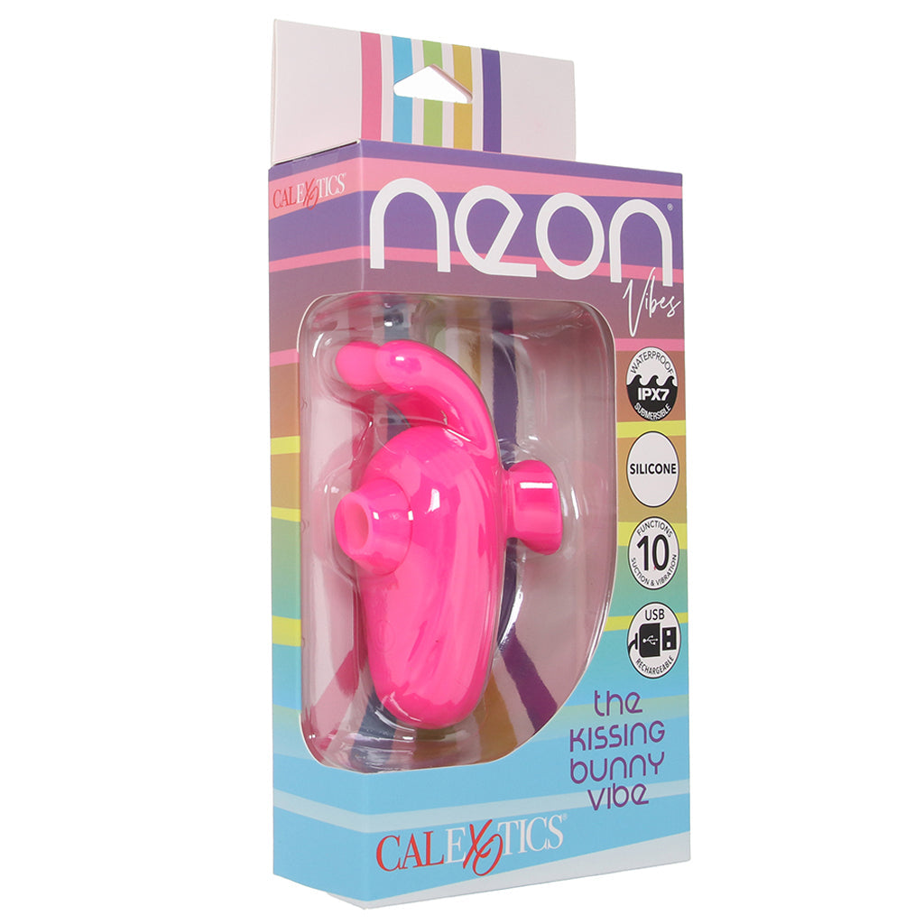 CalExotics Neon Vibes The Kissing Bunny Vibe - Vibrators - HoneyHugs Canada (View 6)