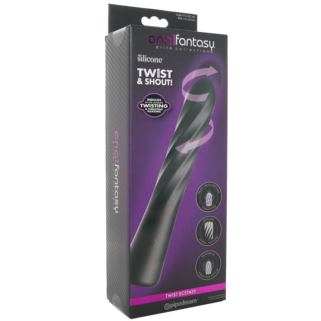 Anal Fantasy Twist Ecstasy Vibe in Black