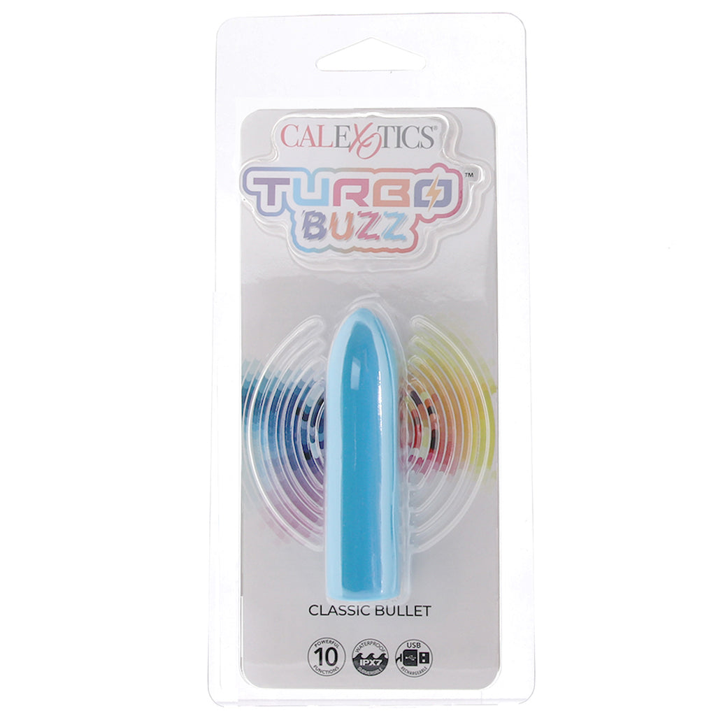 CalExotics Turbo Buzz Classic Bullet Vibe in Blue - Vibrators - HoneyHugs Canada (View 6)