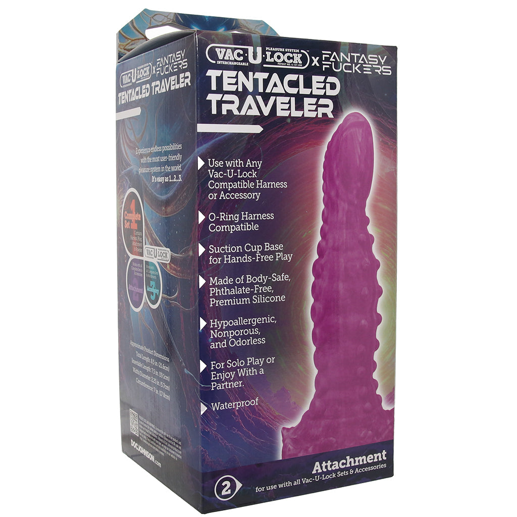 Doc Johnson Fantasy F*ckers Tentacle Traveler Vac-U-Lock Dildo - Vibrators - HoneyHugs Canada (View 9)