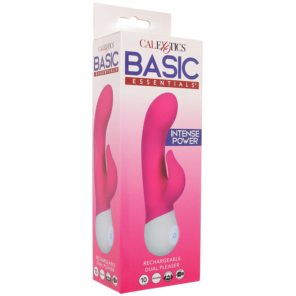 CalExotics Basic Essentials Dual Pleasure Rabbit Vibe - Vibrators - HoneyHugs Canada (View 9)