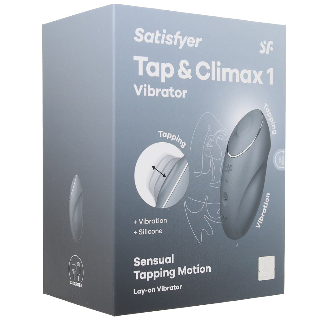 Satisfyer Satisfyer Tap & Climax 1 Tapping Vibe in Grey - Vibrators - HoneyHugs Canada (View 9)
