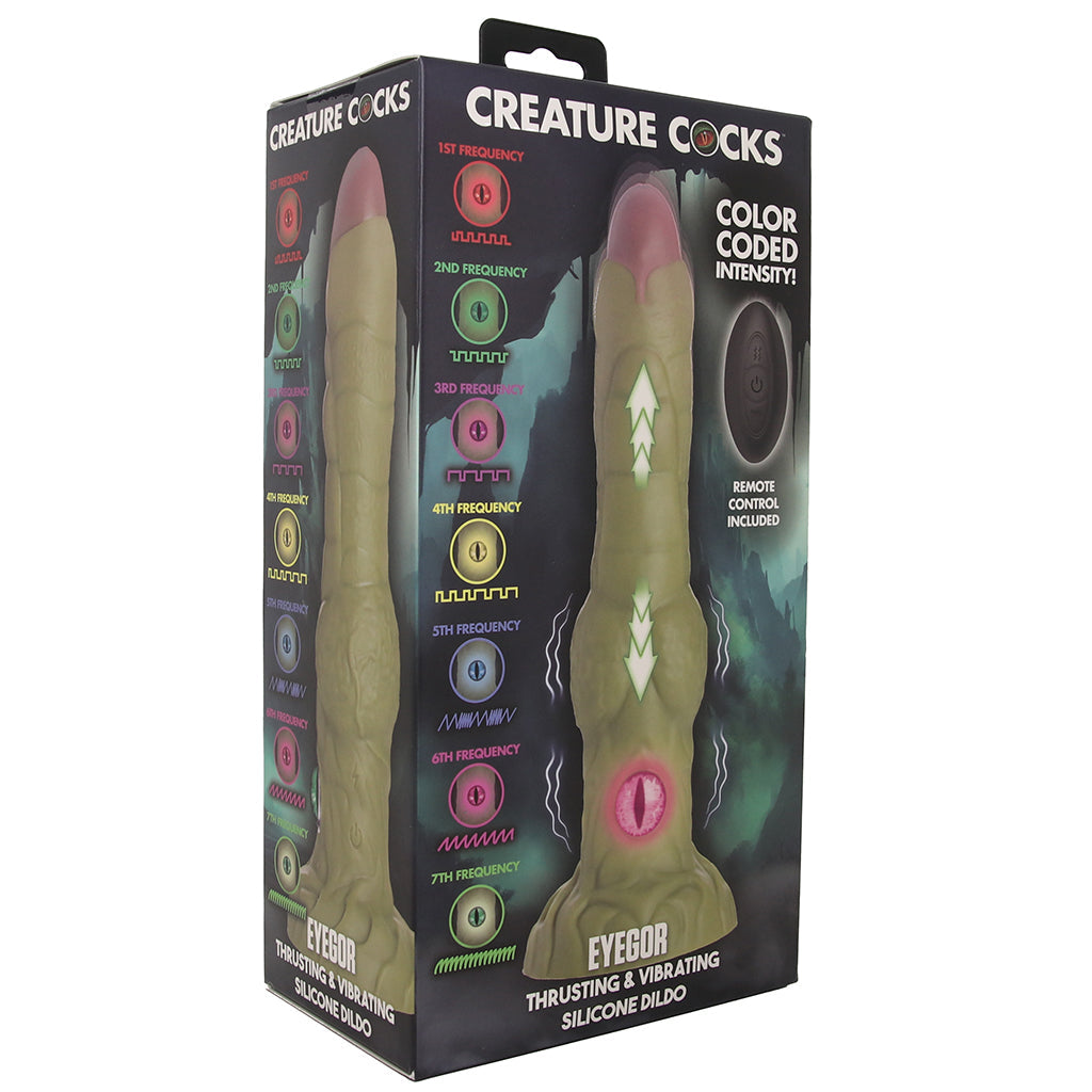 Creature Cocks Creature Cocks Eyegor Thrusting Silicone Vibe - Vibrators - HoneyHugs Canada (View 8)