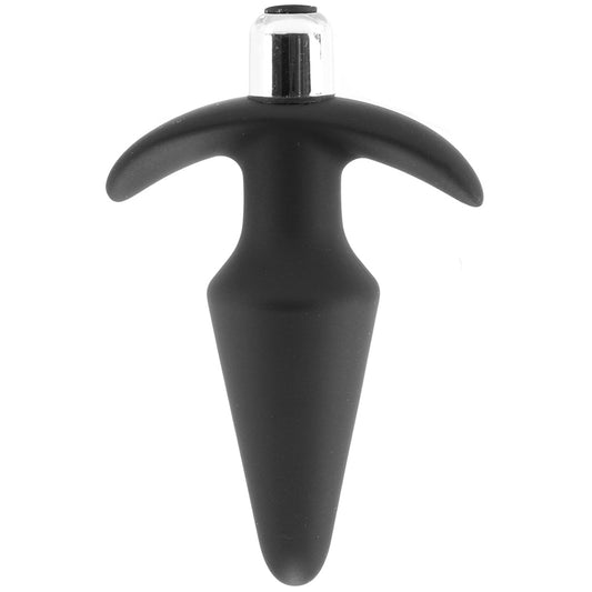 Luxe Luxe Discover Vibrating Silicone Butt Plug in Black - Vibrators - HoneyHugs Canada (View 2)