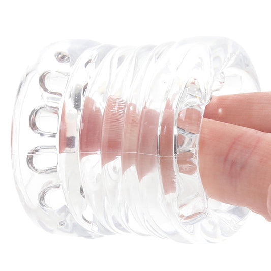 Master Series Clear Ball Stack Ball Stretcher - Elevate Sensation & Endurance