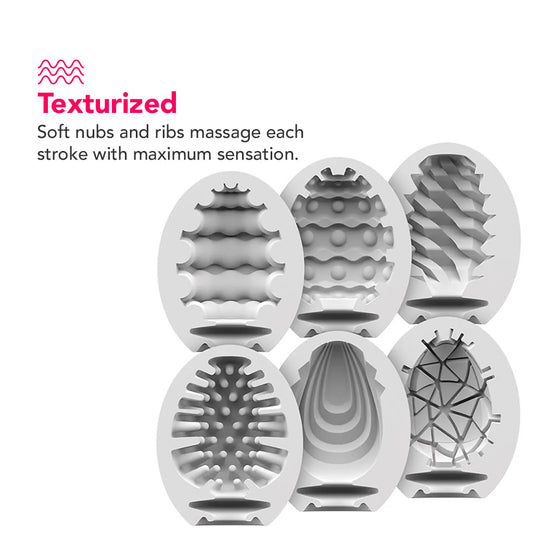Satisfyer Masturbator Eggs 6 Piece Set