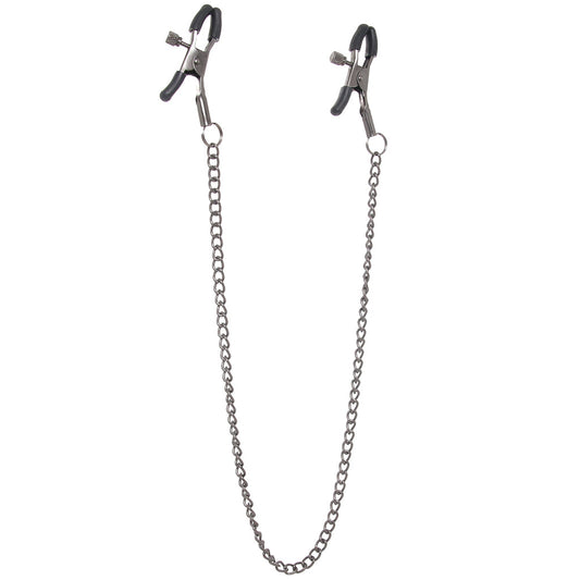 Sei Mio Nip & Tug: Luxurious Chained Nipple Clamps with Adjustable Pressure