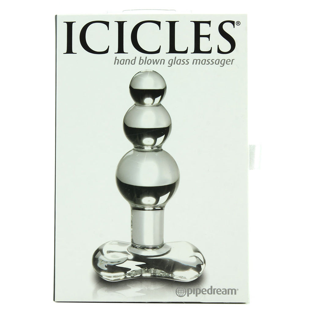 Icicles No. 47 Glass Plug: Petite Perfection for Decadent Anal Pleasure