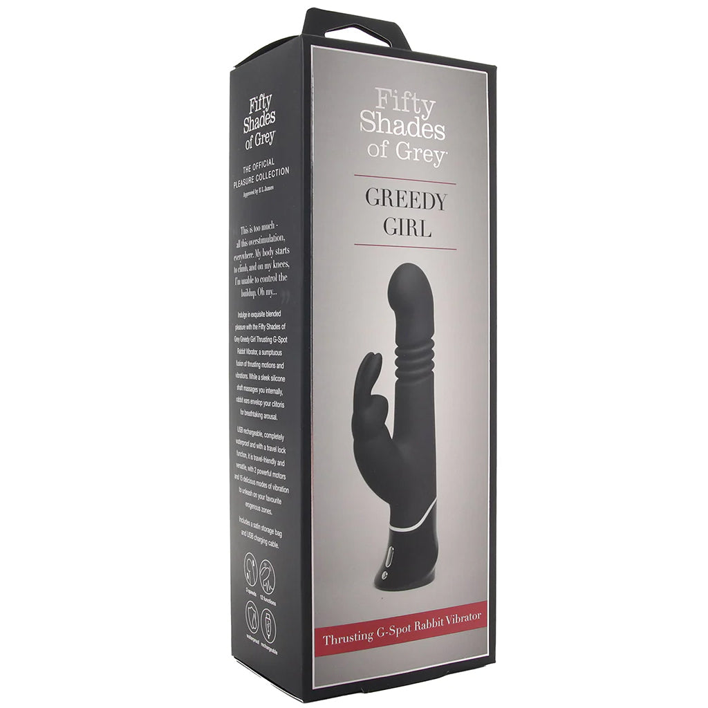 Greedy Girl Thrusting G-Spot Rabbit Vibrator