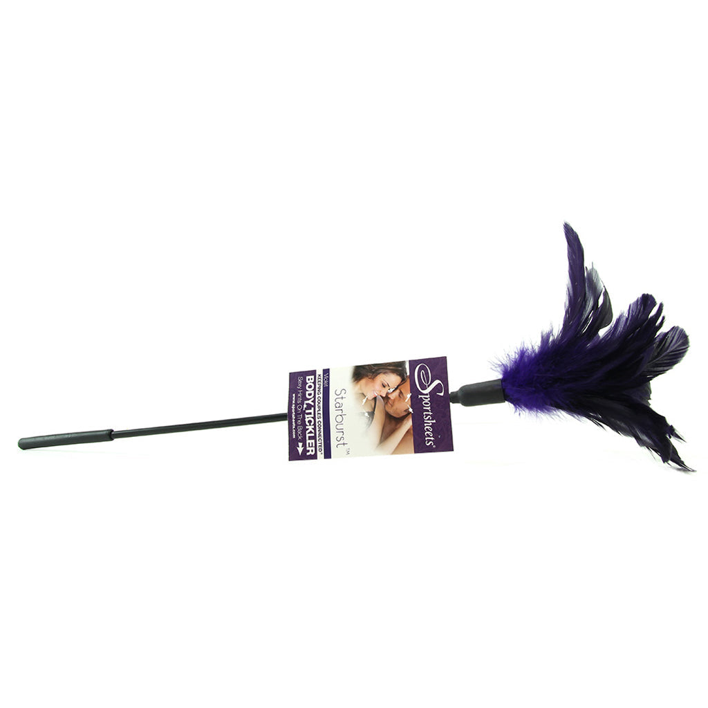 Starburst Violet Feather Body Tickler: Luxurious Tease & Potent Sensation